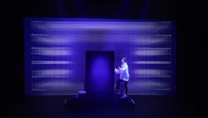 Students from Theatre Lighting Design and other disciplines collaborate to create video projection and lighting for the annual 'Embassy Shorts'