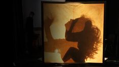 1st year shadow puppetry workshop exploring different uses of lighting