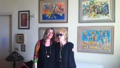 With Franca Rame in Milano