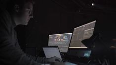 A student working as Sound Designer on a public production using Ableton, Qlab and Dante.