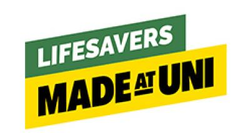 Made at Uni: National Lifesavers award logo