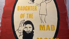 MARIA! The Daughter of the Mad Monk sign writing poster
