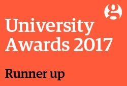 Guardian University Awards 2017 Runner up