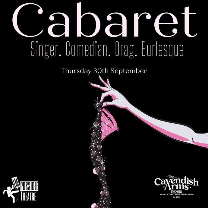 Promotional poster for Cabaret