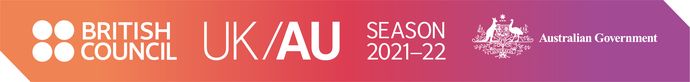 Logo for British Council UK AU Season 2021-2022 Australian Government
