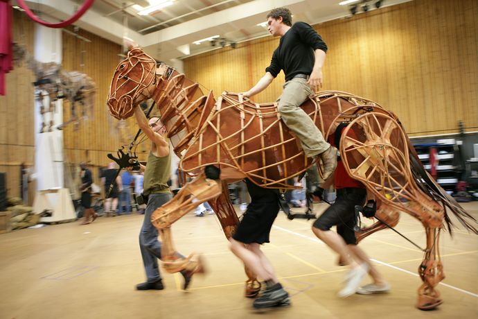 Rehearsals for War Horse (2007)