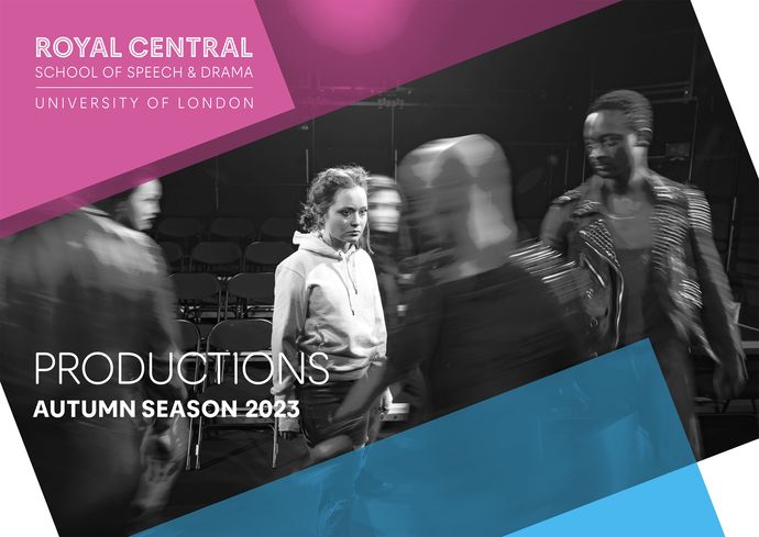 Front page of the Autumn Season 2023 Productions brochure at Central